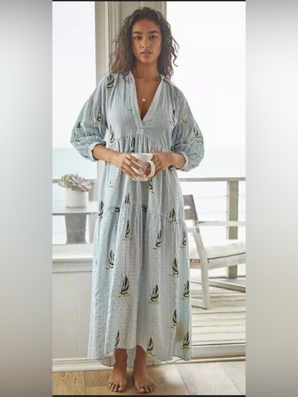 NWT PXL Anthropologie Carolita printed tiered dress